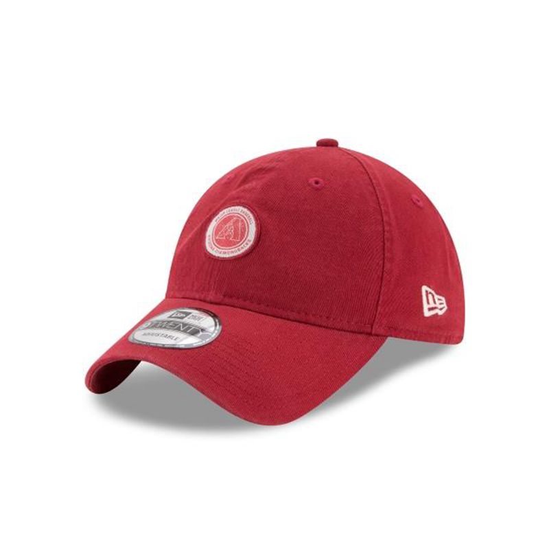 MLB Arizona Diamondbacks Patched Essential 9Twenty Adjustable (FYG4303) - Red New Era Caps